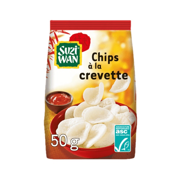 CHIPS A LA CREVETTE 50G
